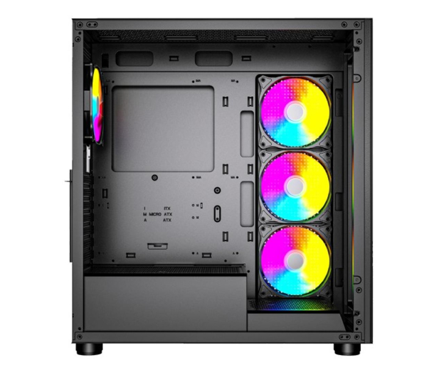 GEMBIRD Midi Tower Fornax X450MAX ATX czarna CCC-FC-X450MAX - 1184608 - zdjęcie 7